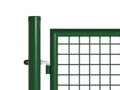 Gartentor Doppeltor mit Schloss 310 x 100 cm grün