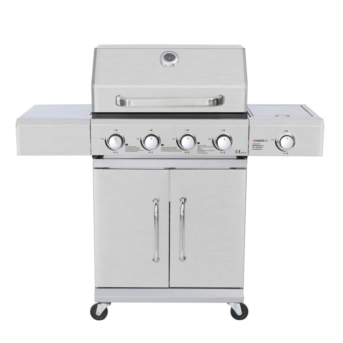 Gasgrill ARACAR 4+1 Brenner