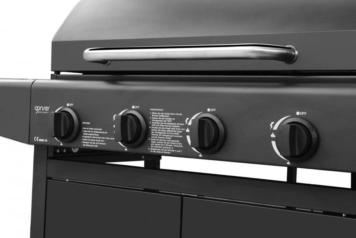 Gasgrill BBQ 4 Brenner