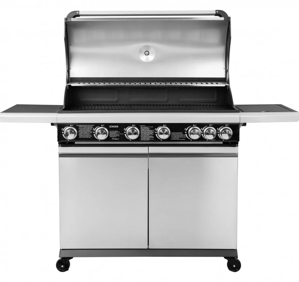 Gasgrill BBQ 6+1 Brenner