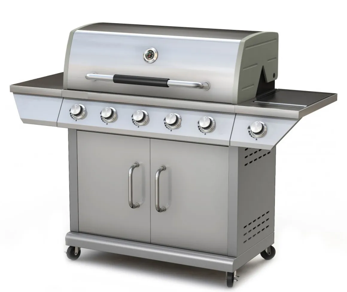 Gasgrill BBQ 5+1 Brenner