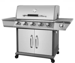 Gasgrill BBQ 5+1 Brenner