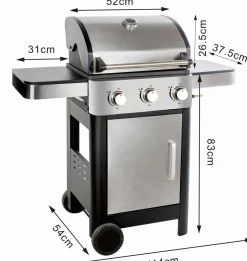 Gasgrill HESTIA 3 Brenner