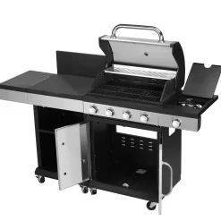 Gasgrill mit Arbeitsfläche AMPATO 4+1 Brenner