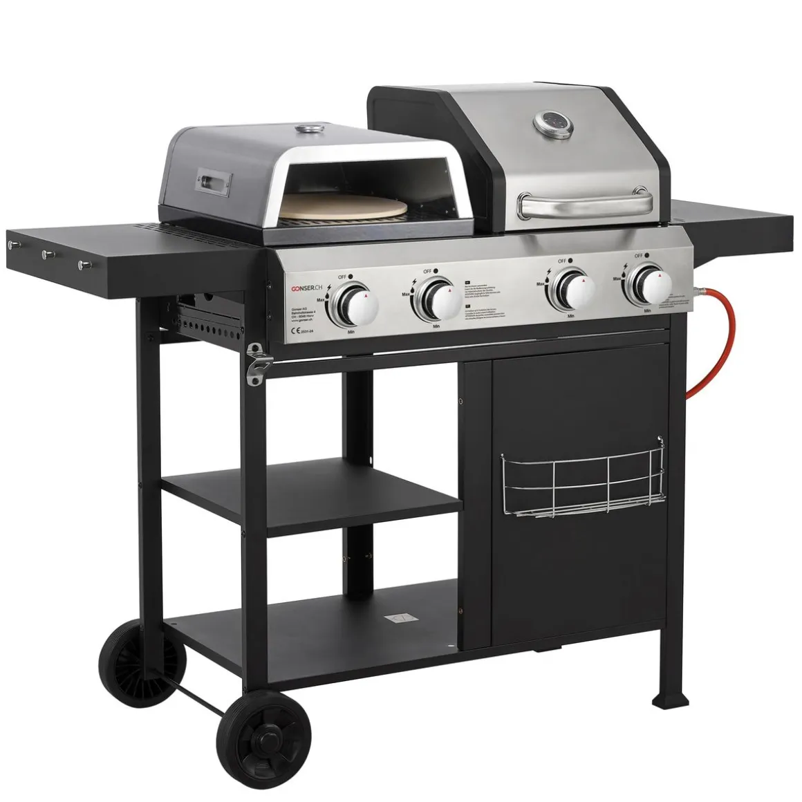 Gasgrill Pizzagrill 4 Brenner