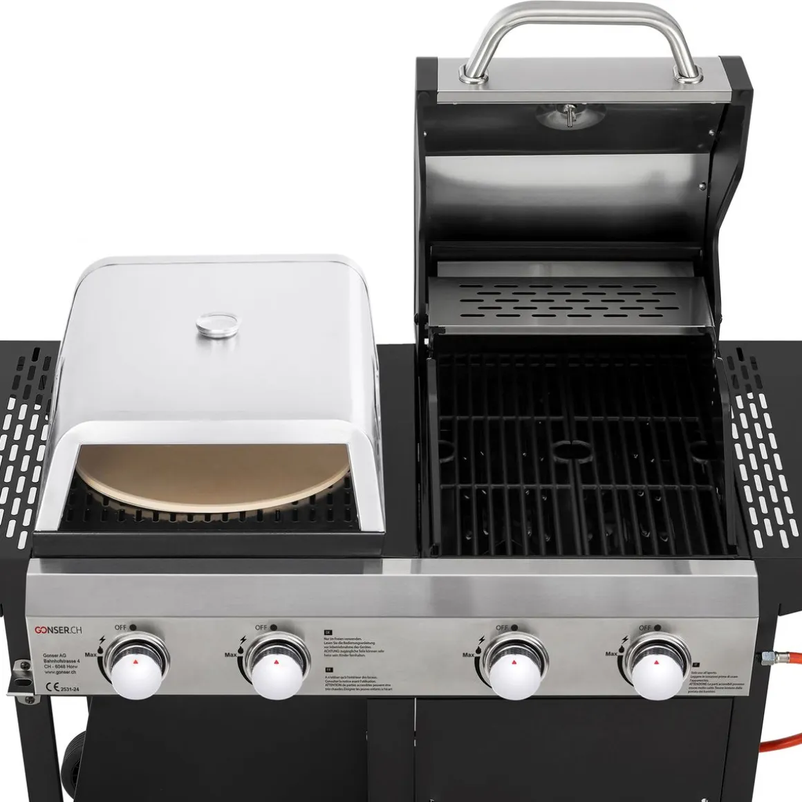 Gasgrill Pizzagrill 4 Brenner