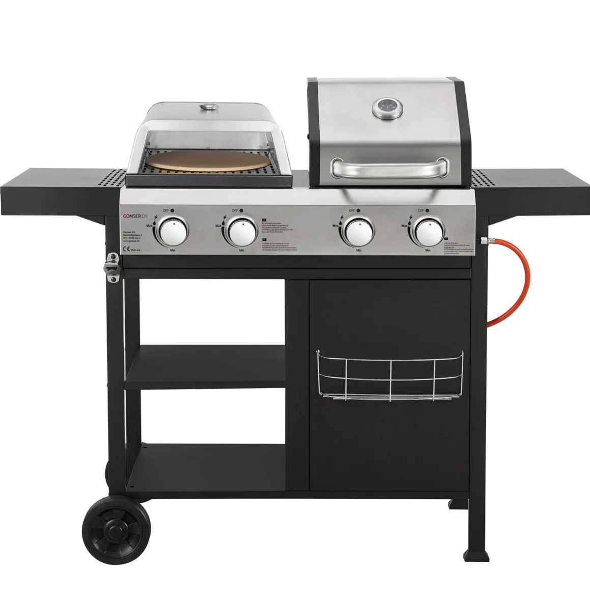 Gasgrill Pizzagrill 4 Brenner