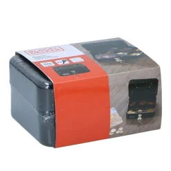 Geldkassette 7 Fächer schwarz