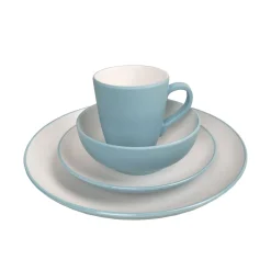 Geschirr-Set Melamin 16-teilig blau