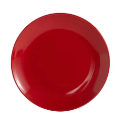 Geschirr-Set Steingut 18-teilig rot | GONSER.CH