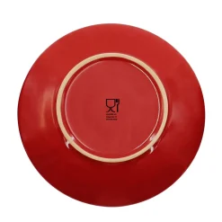 Geschirr-Set Steingut 18-teilig rot | GONSER.CH
