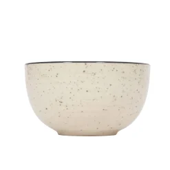 Geschirr-Set Steingut 24-teilig beige