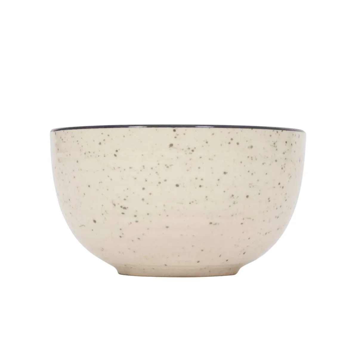 Geschirr-Set Steingut 24-teilig beige