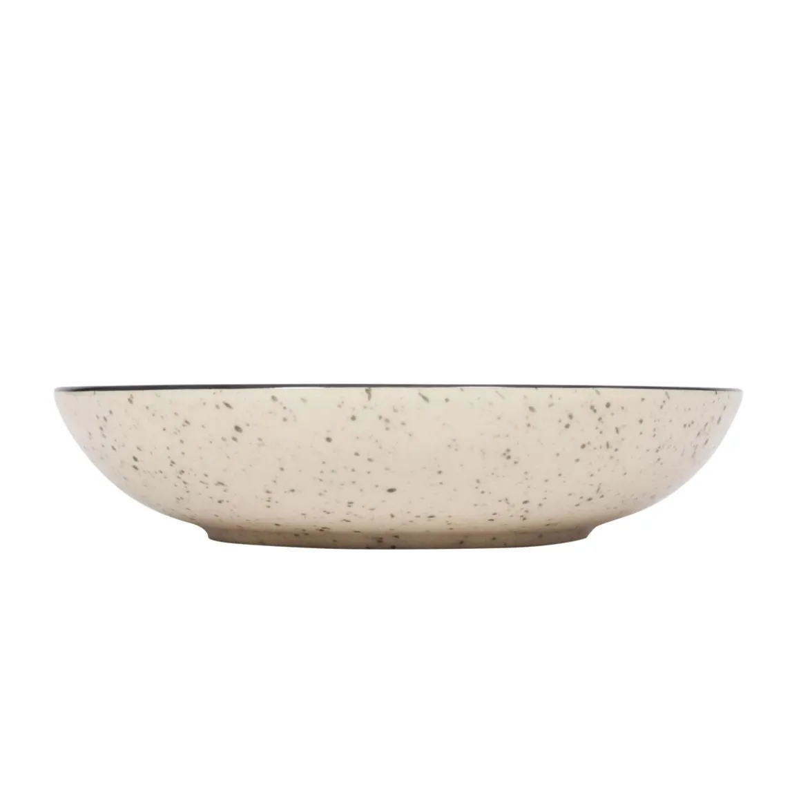 Geschirr-Set Steingut 24-teilig beige