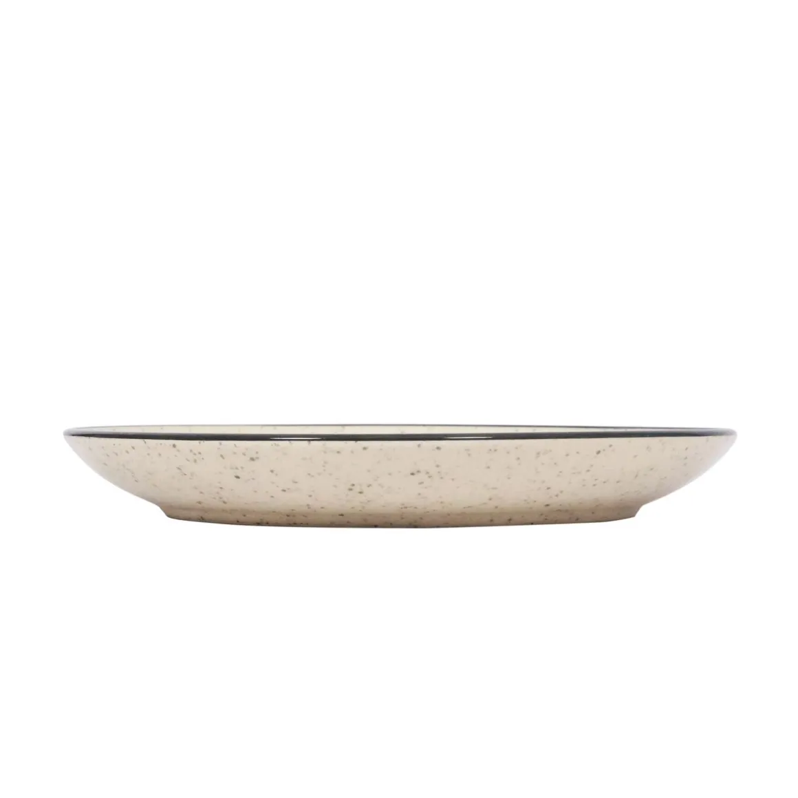Geschirr-Set Steingut 24-teilig beige