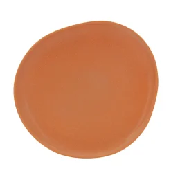 Geschirr-Set Steingut 18-teilig teracotta
