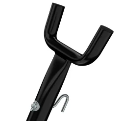 Gestell für Hängematte mit Getränkehalter 300 x 120 cm schwarz