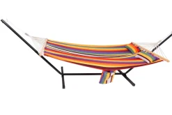 Gestell für Hängematte 360 x 115 cm schwarz