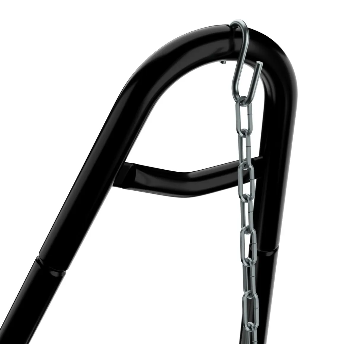 Gestell für Hängematte 325 x 100 cm schwarz
