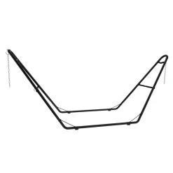 Gestell für Hängematte 325 x 100 cm schwarz