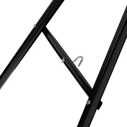 Gestell für Hängematte 325 x 100 cm schwarz
