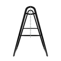 Gestell für Hängematte 325 x 100 cm schwarz