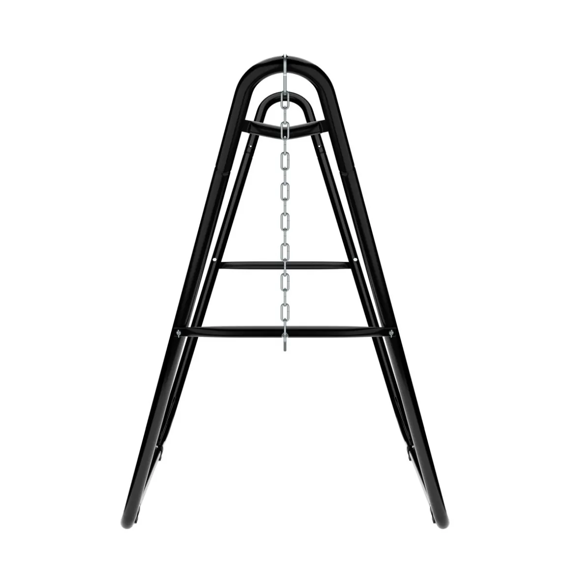 Gestell für Hängematte 325 x 100 cm schwarz