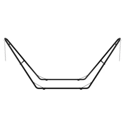 Gestell für Hängematte 325 x 100 cm schwarz
