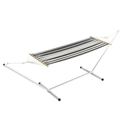 Gestell für Hängematte 360 x 115 cm weiss