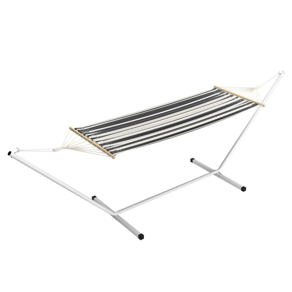 Gestell für Hängematte 360 x 115 cm weiss