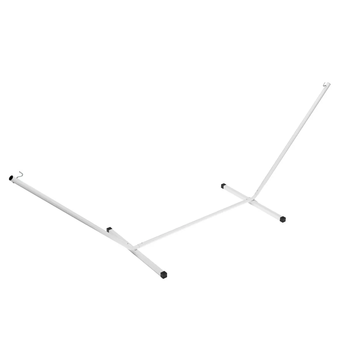 Gestell für Hängematte 360 x 115 cm weiss