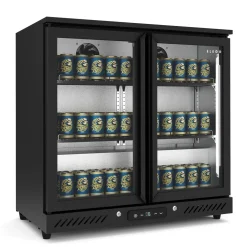 Getränkekühlschrank 210L schwarz