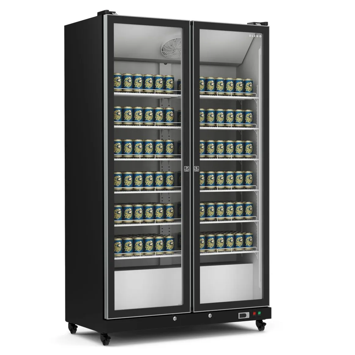 Getränkekühlschrank 798L schwarz