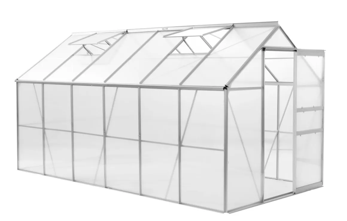 Gewächshaus 375 x 190 x 195 cm