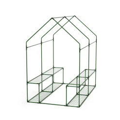 Gewächshaus 186 x 120 x 190 cm mit 2 Ablagen