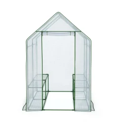 Gewächshaus 186 x 120 x 190 cm mit 2 Ablagen