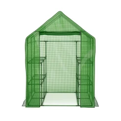 Gewächshaus 143 x 143 x 195 cm mit 6 Ablagen