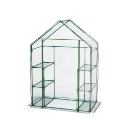 Gewächshaus 143 x 73 x 195 cm mit 6 Ablagen
