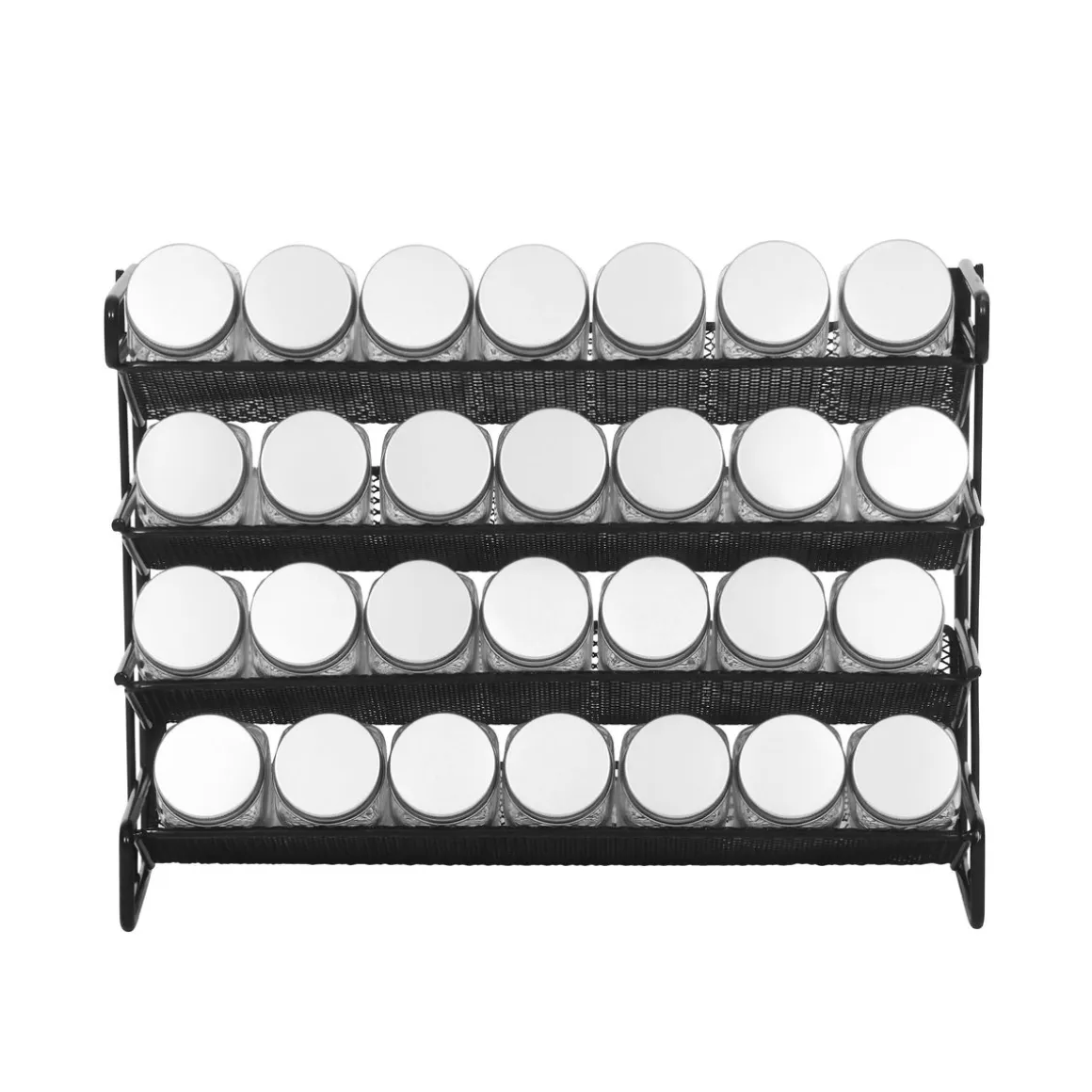 Gewürzregal Set mit 28 Gläser