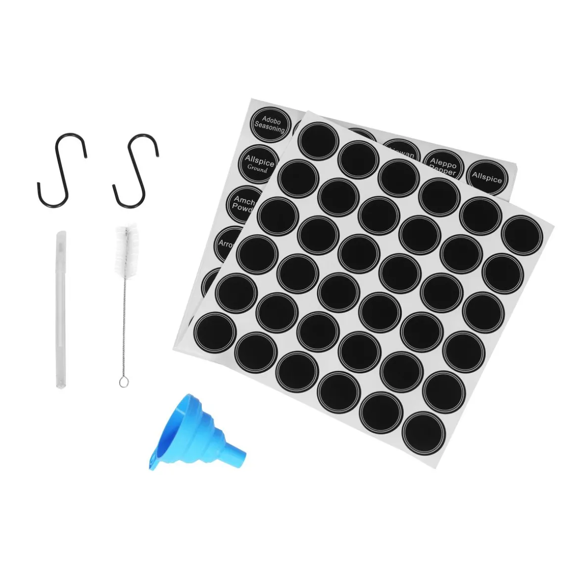 Gewürzregal Set mit 28 Gläser