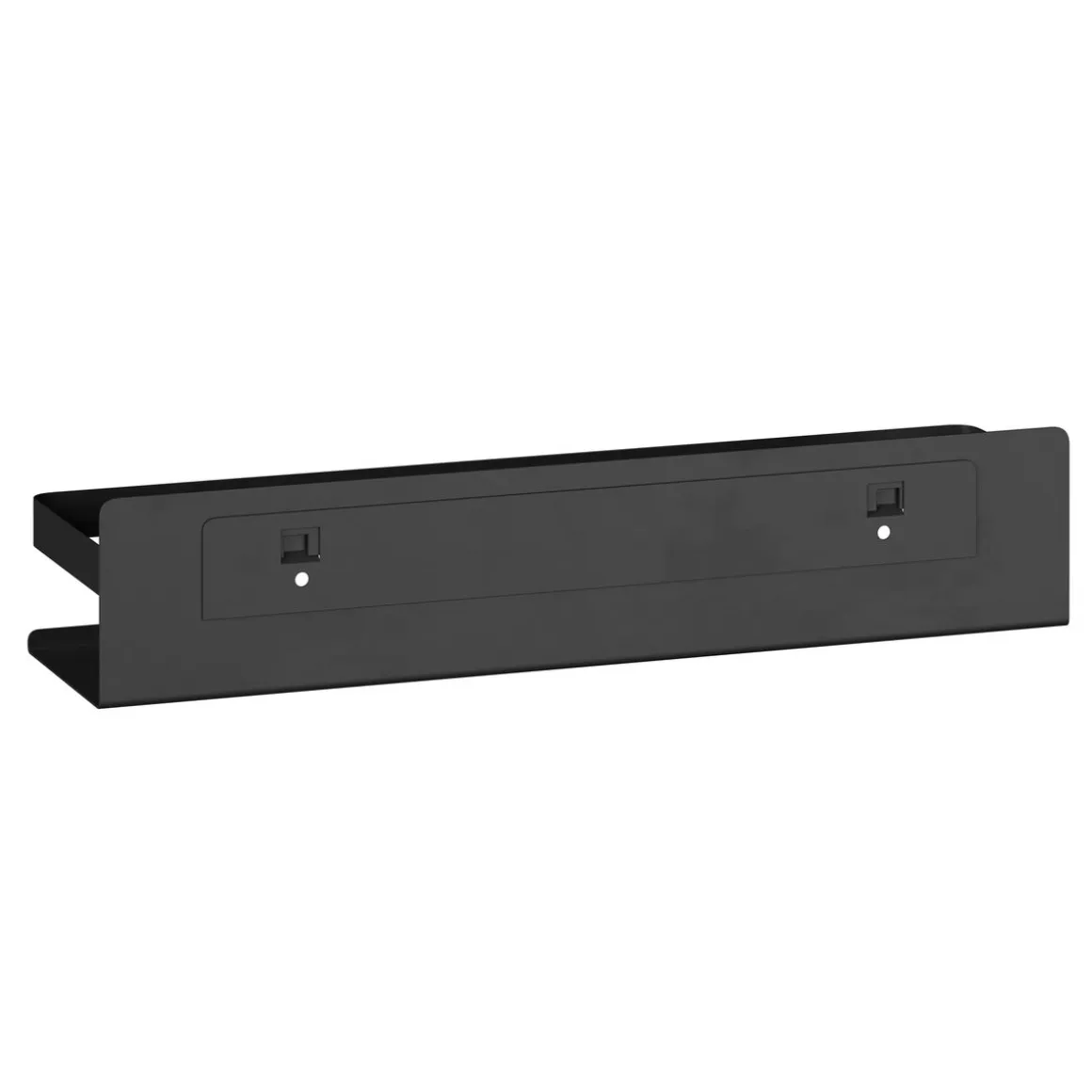 Gewürzregal Wandregal 40 cm schwarz