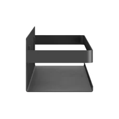 Gewürzregal Wandregal 40 cm schwarz