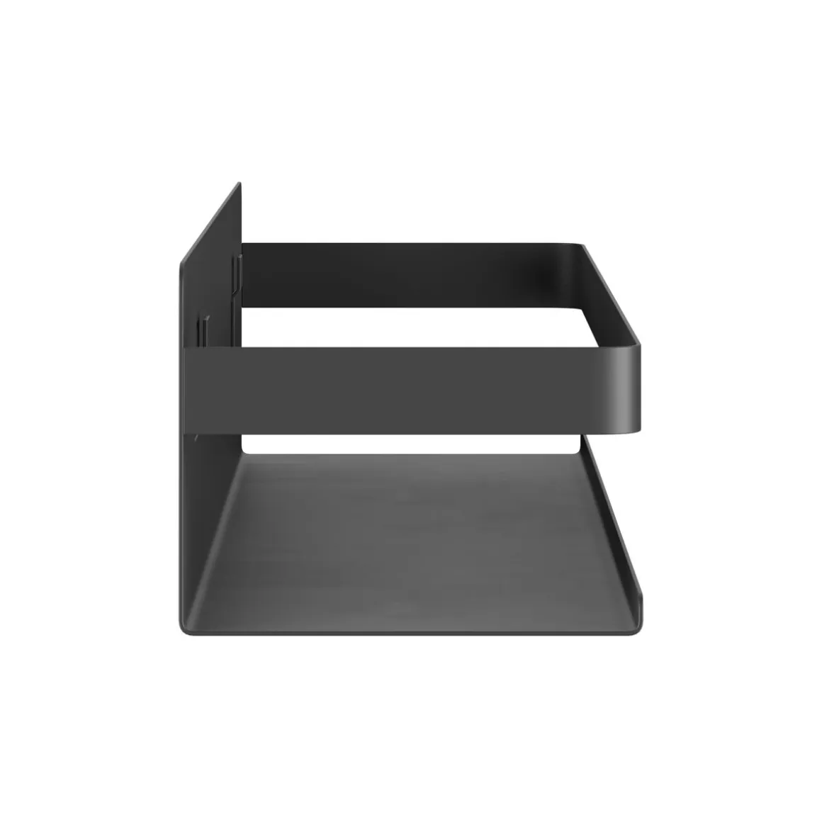 Gewürzregal Wandregal 40 cm schwarz