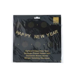 Girlande HAPPY NEW YEAR 3 m gold