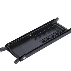 Gitarrenfussbank Metall schwarz