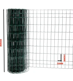 Gitterzaun 0.8 m x 25 m grün