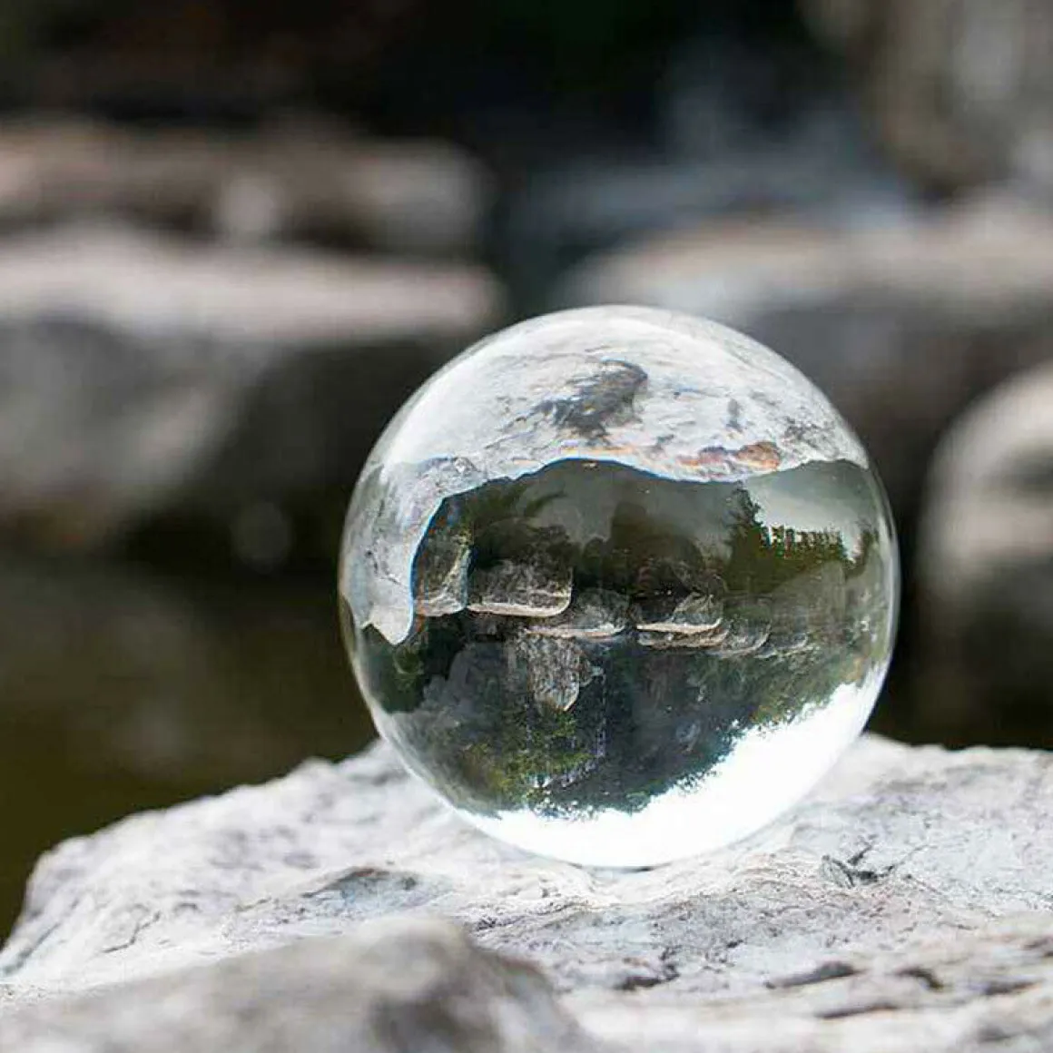 Glaskugel mit Glasständer 8 cm