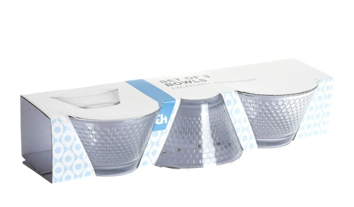 Glasschale 3er Set