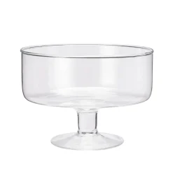 Glasschale mit Fuss rund 19 x 14 cm