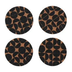 Glasuntersetzer Set Kork 4-teilig